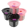 thumbnail image 3 of Coffee Powder Filter Cups Flavor Preservation Office Use 4Pcs Black, 3 of 5