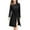 Black, variant on Women Elegant Notched Collar Double Wool Blend Over Coat Womens Coat with Buttons plus Size Wool Coats for Women 3x plus Size Winter Coats for Women 2x Womens Jacket 4x 2 Way Jacket Winter Trench Coat