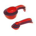 thumbnail image 1 of Starfrit - Ensemble de Tasses à Mesurer et de Cuillères Emboîtables, Rouge et Bleu, 1 of 2