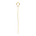 thumbnail image 2 of 14k Yellow Gold D.C Polished Finish Lightning Bolt Pendant, 2 of 4
