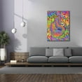thumbnail image 4 of Epic Graffiti 'Hanging Around Psychedelic Sloth' by Rebecca Wang Art, Acrylic Glass Wall Art, 40"x54", 4 of 8