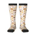 thumbnail image 1 of Balery Cute Bee Gnome Calcetines novedosos Calcetines deportivos Calcetines hasta la rodilla Calcetines de algodón Calcetines originales y geniales, 1 of 6