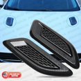 thumbnail image 1 of Universal Carbon Car Hood Air Flow Intake Vent Scoop Bonnet Vent Cover Decorate, 1 of 6
