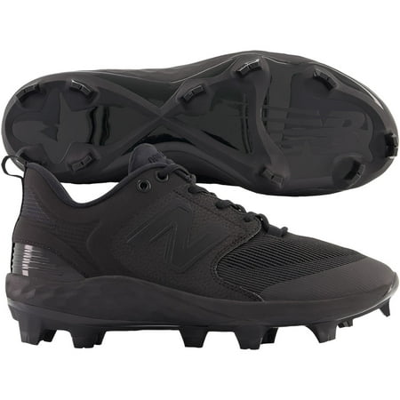 New Balance Men's Fresh Foam 3000V6 Low Molded Baseball Cleats Black/Black Medium 15