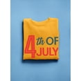 thumbnail image 3 of 4Th July Stars Banner Sweatshirt Women -Image by Shutterstock, Female Small, 3 of 4