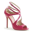 thumbnail image 2 of 5" Heel, Strappy Sandal W/ Cutout Detail - H. Pink Pat, 14, 2 of 5