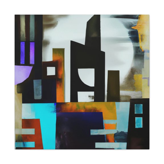 Modern Postmodern Landscape - Canvas