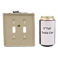 thumbnail image 4 of Ebros Set of 2 Pine Trees Bear Electrical Wall Cover Plate Double Toggle Switch, 4 of 6