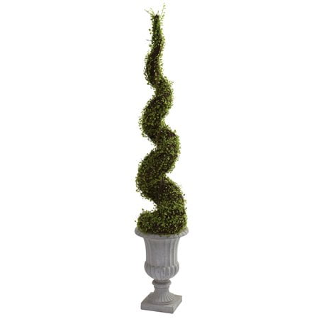 Nearly Natural Arbre en Spirale Mohlenbecha avec Urne Décorative