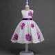 thumbnail image 4 of O-Cuello Princesa Floral Niñas Vestido Boda Fiesta Niños Disfraz(150)-176254.05 Likrtyny Mujer, 4 of 8