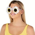 thumbnail image 3 of Lolynie Sunflower Glasses Sunglasses Clothing Accessory Outdoor Sunshade Eyewear For Kids Adults Funny Party Prop, 3 of 5
