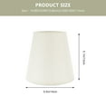 thumbnail image 4 of Troglfold Table Lamp Shade Wall Lamp Fabric Lampshade Chandelier Fabric Lamp Shade Clip-on Lamp Shade,5.51"X5.51"X5.12", 4 of 10