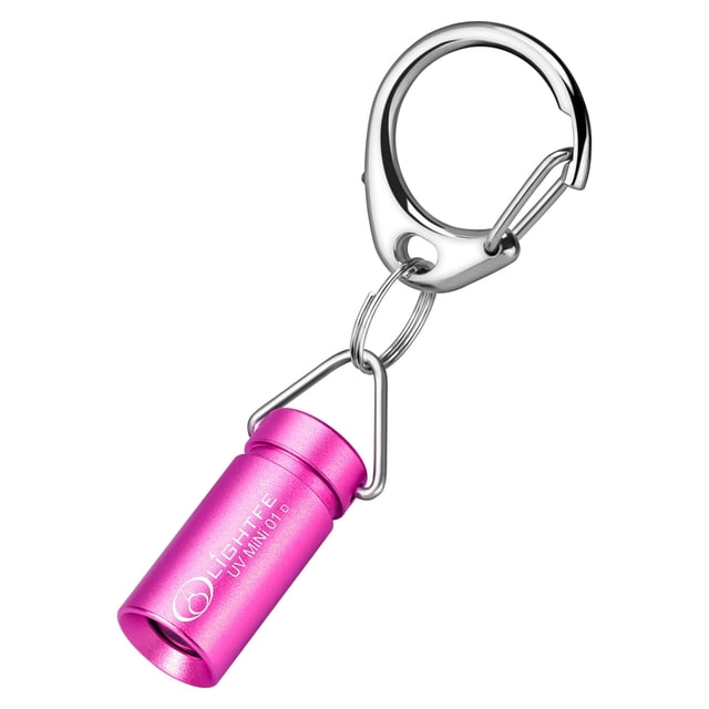 Llavero con linterna UV LIGHTFE UV Mini 01D, luz negra, 365 nm