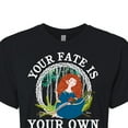 thumbnail image 3 of Disney Brave - Merida Your Fate Is Your Own - Juniors Cropped Cotton Blend T-Shirt, 3 of 5