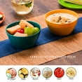 thumbnail image 6 of MIYOPESI 4.7-Inch Melamine Rice Bowls (Set of 6) - 12oz Unbreakable and Reusable Soup Bowls with Ceramic Feel, Stackable and Dishwasher-Safe Dinnerware (Multi-color), 6 of 6