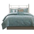 thumbnail image 2 of Madison Park Carmel 7 Piece Comforter Set, King, Blue, 2 of 8