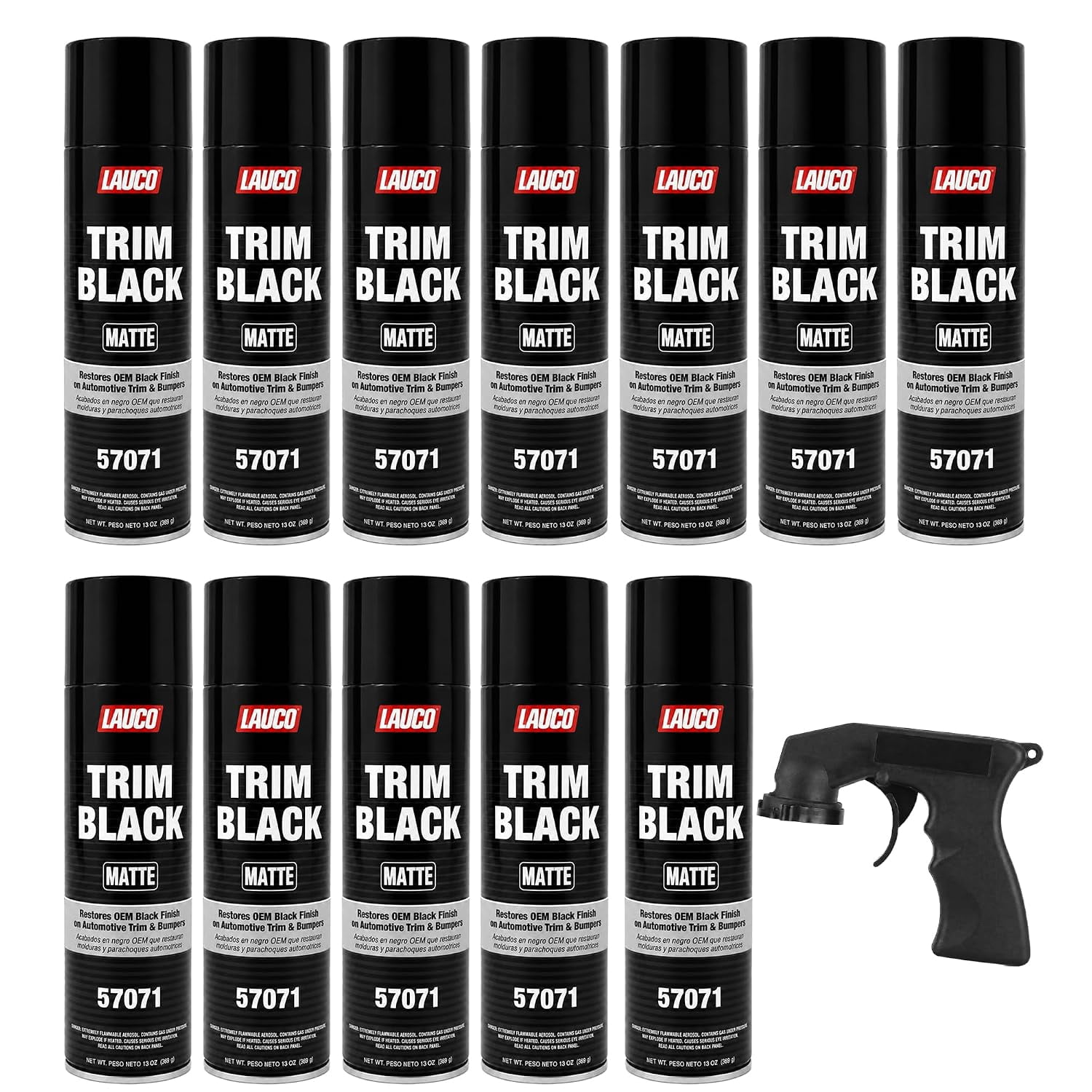 6 Pack, Black, Rust-Oleum Automotive Engine Enamel Gloss Spray