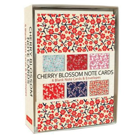 Cherry Blossom Note - Cherry Blossom Note Cards: 12 Blank Note Cards & Envelopes (4 X 6 Inch Cards in a Box) (Other)
