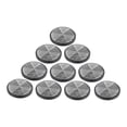 thumbnail image 1 of Unique Bargains 10pcs M6x1.0 White Plastic Universal Screw Mount Reflective Warning Reflector for Motorcycle Bicycle, 1 of 6