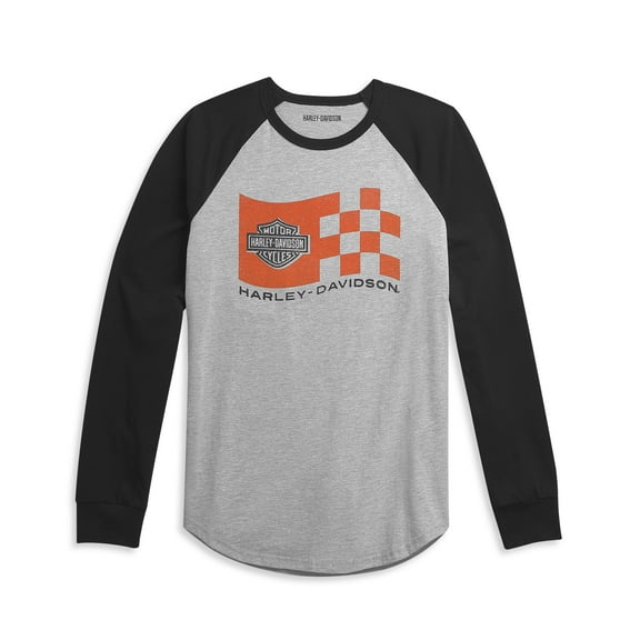 Harley-Davidson Men's Race Logo Baseball Tee - 96318-21VM - Large
