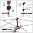 thumbnail image 2 of COBIZI 12x20 Pop-up Gazebo Patio Gazebo Outdoor Gazebo Canopy with Mosquito Netting Patio Tent Backyard Canopy with 2-Tiered Vented Top 3 Adjustable Height and 144 Square Ft of Shade, Light Gray, 2 of 14