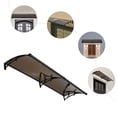 thumbnail image 6 of 78.7*23.6in Front Door Arch Rainshed Canopy Outdoor Sun Protection Arch Awning 200cm*60cm, 6 of 34