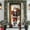 M37, variant on Christmas Holiday Door Decor with Santa Motif, 35x71 Inch Door Cover Banner for Spreading Festive Cheer