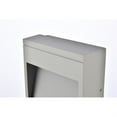 thumbnail image 4 of Raine Integrated LED wall sconce in silver, 4 of 5