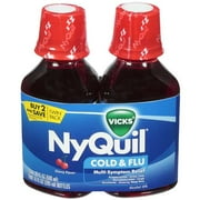 P & G Vicks NyQuil Cold & Flu, 2 ea