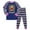 Dark Blue, variant on Gi'rls Christmas Nightgowns Toddler Ki'ds Christmas Outfit Set Long Sleeve Cartoon Print Shirt and Pants Playwear for Gi'rls and Bo'ys Holiday Season Dark Green,4-5 Years