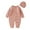 Pink, variant on XBASW Baby Newborn Knitted Romper with Hat Set Boys Girls Long Sleeve Sweater Romper Clothes Fall Winter Warm Onesies for 0-18M