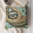 thumbnail image 3 of SHANXI  Throw Pillow Covers, Sleepy and Happy Soft Square Pillow Cases ,Decorative Pillowcase Suitable for Bed Car Sofa Home 18x18in, 3 of 5