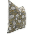 thumbnail image 2 of Fabdivine Hand Block Print Pure Linen Throw Pillow Covers, 20X20, Throw Pillowcase Cushion Cover with Zipper for Sofa, Couch, Home Décor, Outdoor, Farmhouse, Living Room, Meraki, 2 of 6