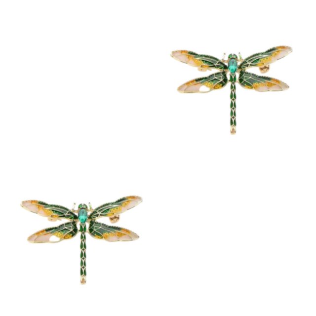Qarigey Broche elegante de diamantes de imitación de cristal para mujer, exquisita decoración de ropa, broche delicado para hombres y mujeres Type2 NO2