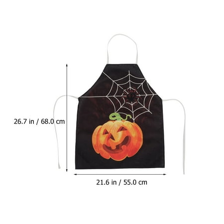 

HOMEMAXS 1Pc Halloween Style Printed Aprons Decorative Apron Halloween Party Supply
