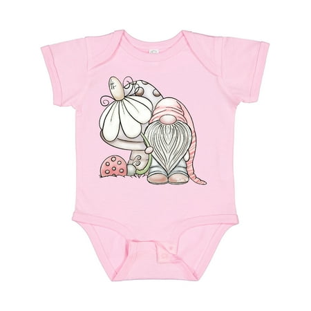 

Inktastic Daisy Mushroom Gnome Gift Baby Boy Bodysuit