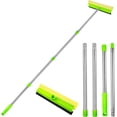 thumbnail image 1 of ITTAR Window Squeegee with 58" Extension Pole, Window Cleaning Tools, 10" Sponge Car Windshield Squeegee - Green, 1 of 8