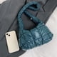 thumbnail image 3 of Bolso para axila para mujer, gran capacidad, Color sólido, Bolso de trabajo para niñas y mujeres (verde), 3 of 8