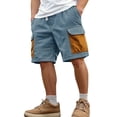 thumbnail image 5 of Xdzjlr Shorts de Sport pour Hommes, Été Travail Poche Rétro Doux Shorts Décontractés Coupe Décontractée, 5 of 5