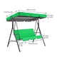 thumbnail image 2 of Silla de exterior con protección solar, asiento de relajación para jardín, impermeable, diseño plegable, estilo moderno, para patio, playa, portátil, duradera, fácil de montar, material sintético, re, 2 of 8