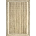 thumbnail image 3 of nuLOOM Rikki Braided Border Jute Area Rug, 9' 6" x 13' 6", Off White, 3 of 4