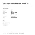 thumbnail image 3 of Honda Accord Wheel 2004-2007 17" Factory OEM 42700SDBJ12, 3 of 3