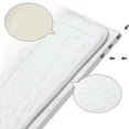 thumbnail image 3 of Unique Bargains Shell Pattern Bath Mat Memory Foam Non-Slip Bath Rugs White 20" x 32", 3 of 6