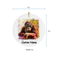 thumbnail image 5 of Personalized Orangutan Ornament, Custom Ornament for Animal Lover, Ideal Gift for Men, Women, Best Friend, Gift for Christmas, Birthday, Father's Day, Mother's day, 5 of 5
