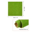 thumbnail image 2 of Uxcell 2pcs Artificial Grass Mat Small Realistic Fake Turf for Garden Lawn Decoration Model Light Green 10" x 10", 2 of 5