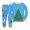 R121-Sky Blue, variant on NOLDARES Little Boys Pajamas Set Excavator Print Cotton Long Sleeve 2 Piece Sleepwear Cute Print Toddler Boys Pjs Set,Green,4-5 Y