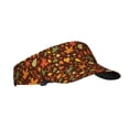 thumbnail image 2 of Easygdp Autumn Leaves Stretchy Visor - Unisex Visor Hat for Men and Women, UPF 50 Sun Protection Visor, Ultra-Light, 2 of 8