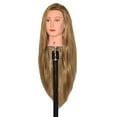 thumbnail image 2 of Bellrino 28" Cosmetology Mannequin Manikin Training Head with Synthetic Fiber - Rita, 2 of 5
