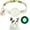 Luminous Green, variant on Frusde Airtag Cat Collar, Kitten Collar Breakaway with Silicone Airtag Holder with Bell Flower Charms for Cats Kittens Puppies-Yellow