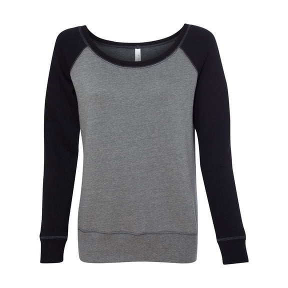 Bella   Canvas 7501 Ladies' Sponge Fleece Wide Neck Sweatshirt